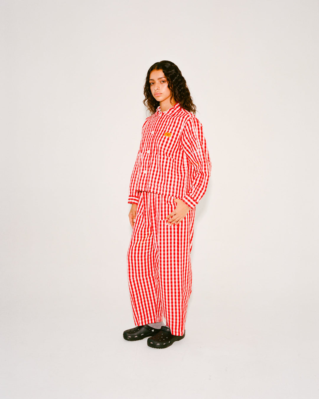 Service Works - Women's Barrel Pants - Red Gingham