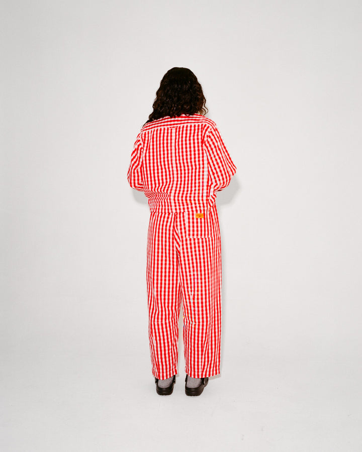 Service Works - Women's Barrel Pants - Red Gingham