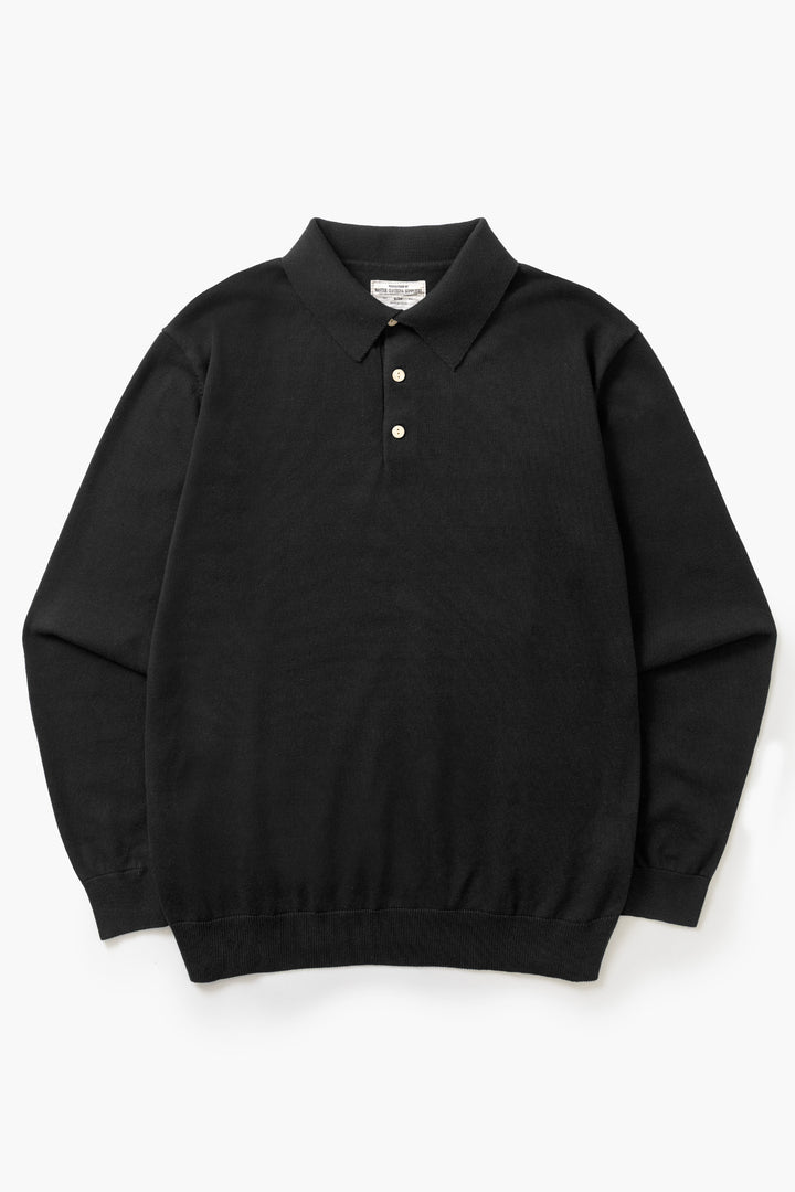 Okonkwo MFG - Three Button Polo - Black