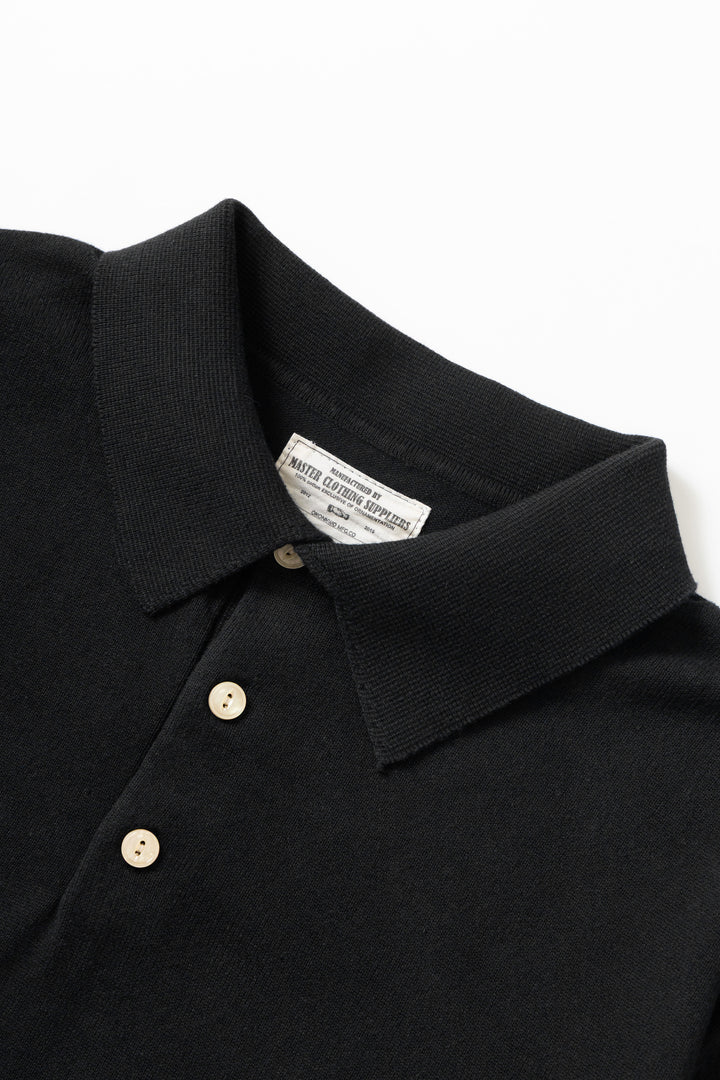 Okonkwo MFG - Three Button Polo - Black