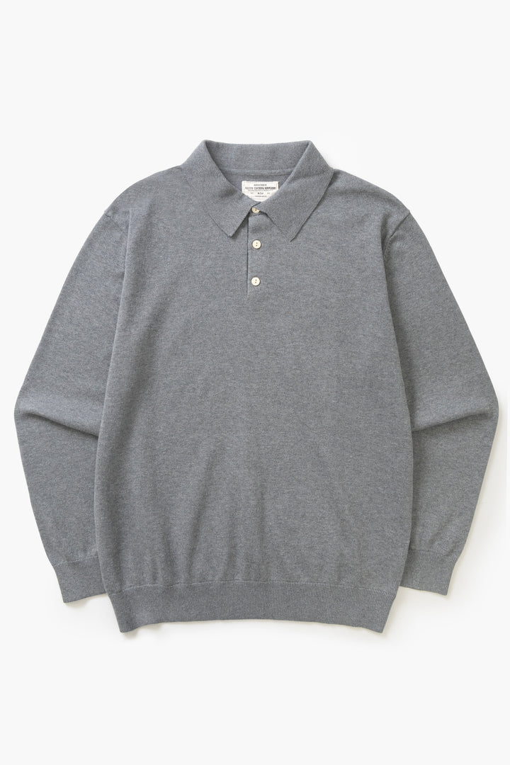 Okonkwo MFG - Three Button Polo - Grey