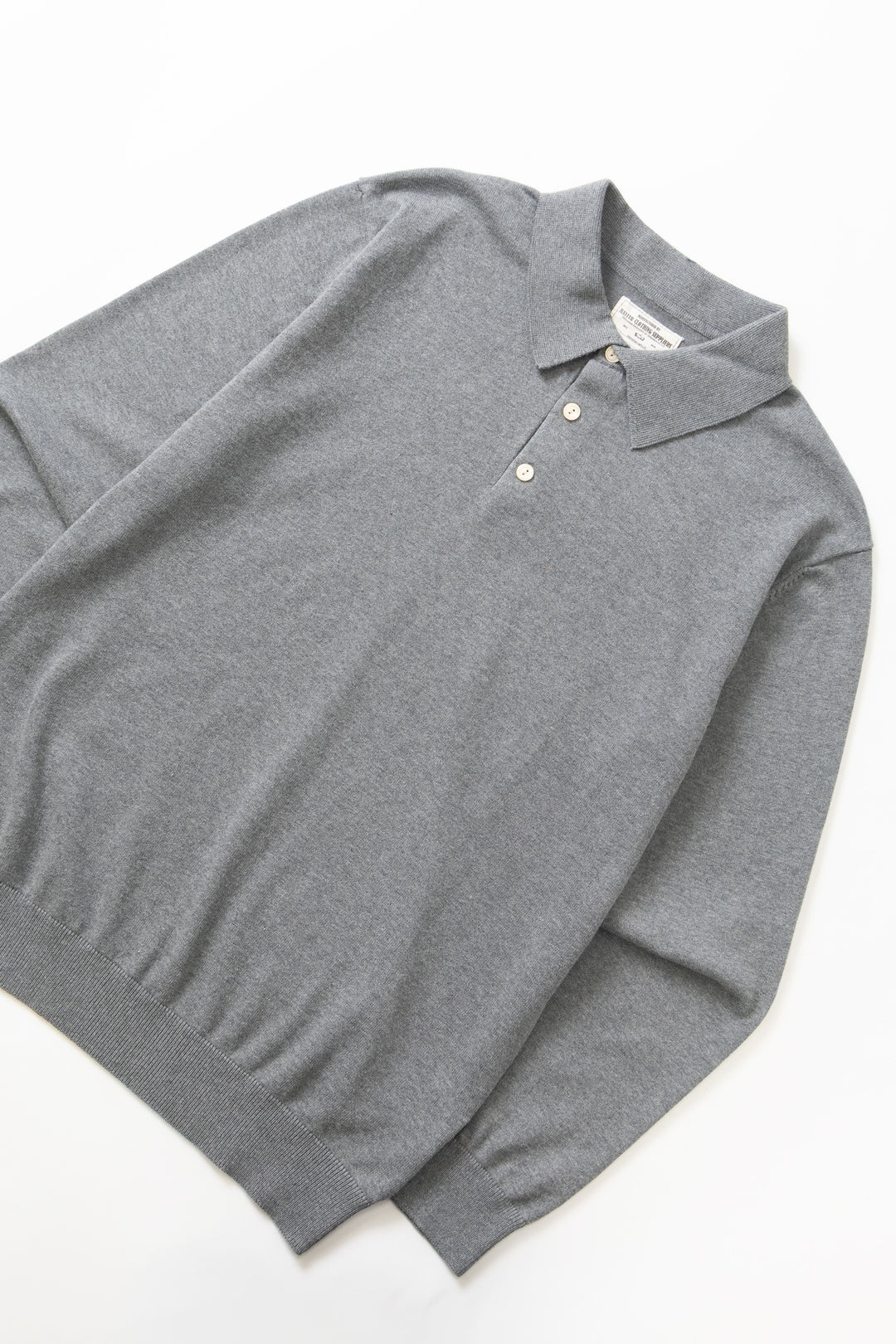 Okonkwo MFG - Three Button Polo - Grey