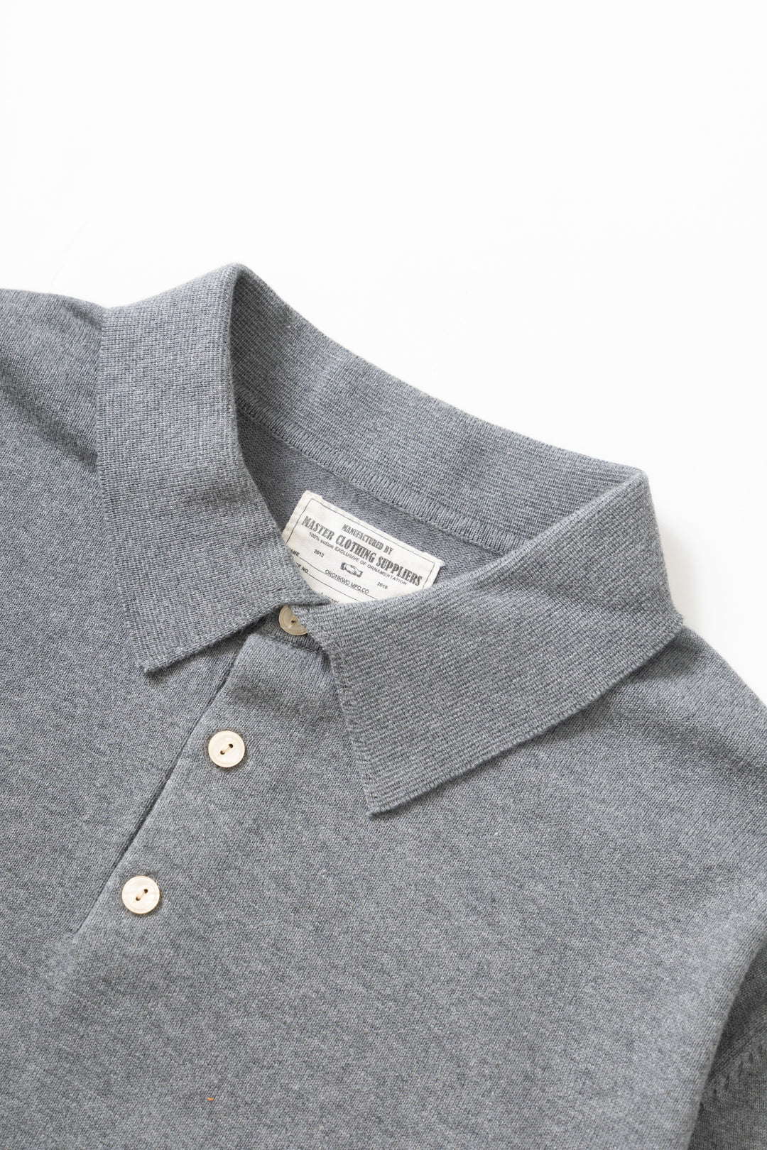 Okonkwo MFG - Three Button Polo - Grey