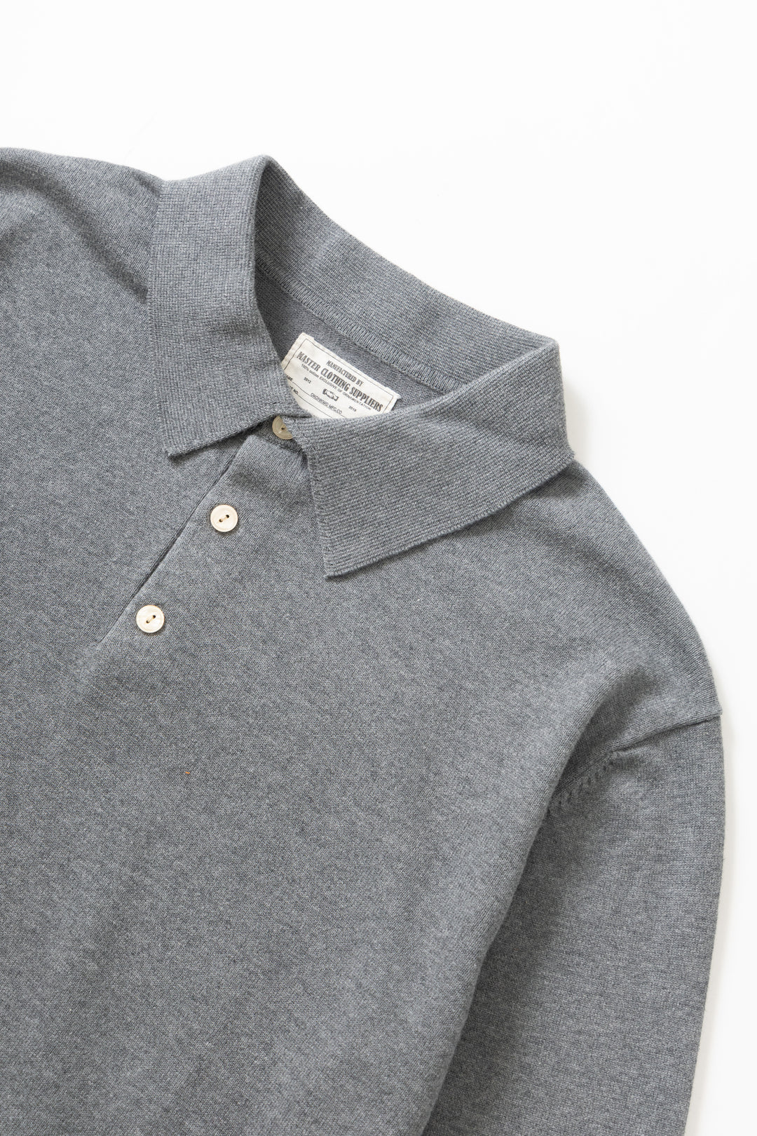 Okonkwo MFG - Three Button Polo - Grey