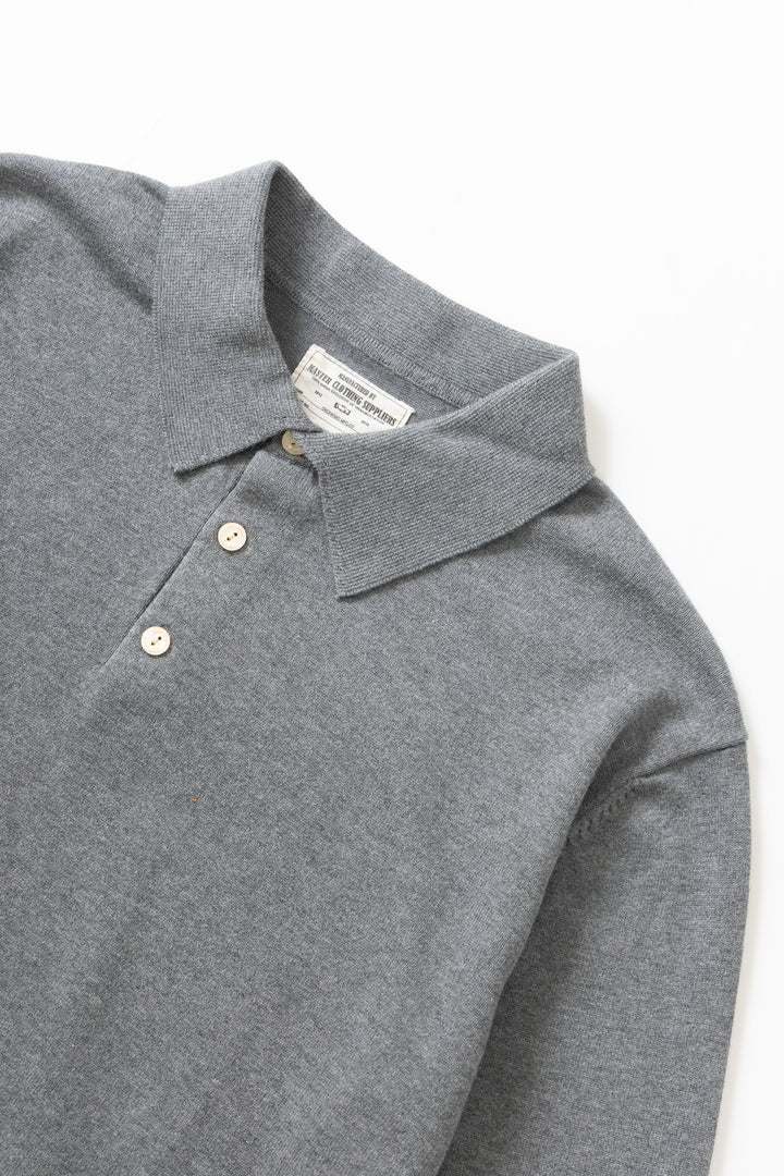 Okonkwo MFG - Three Button Polo - Grey