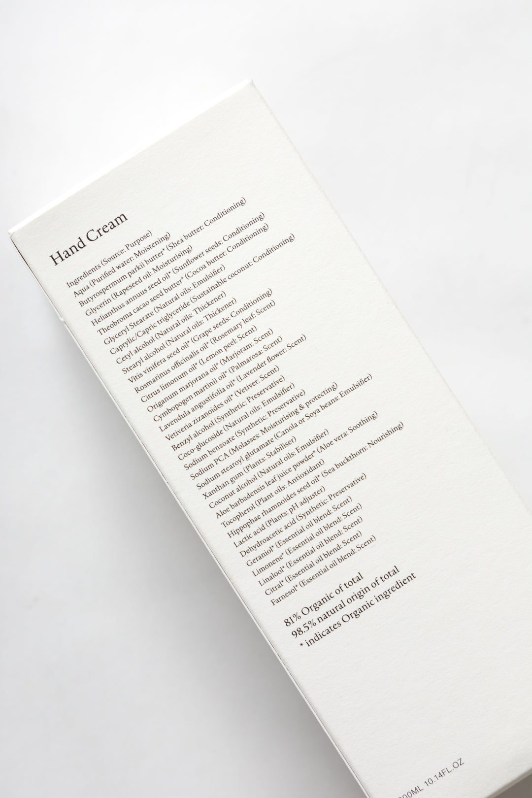Austin Austin - Hand Cream - Palmarosa & Vetiver