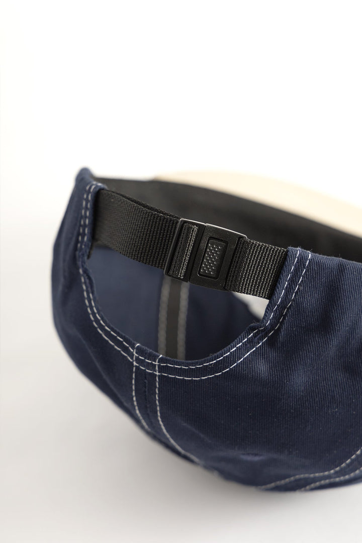 Service Works - Arch Logo Contrast Stitch Cap - Navy/Khaki