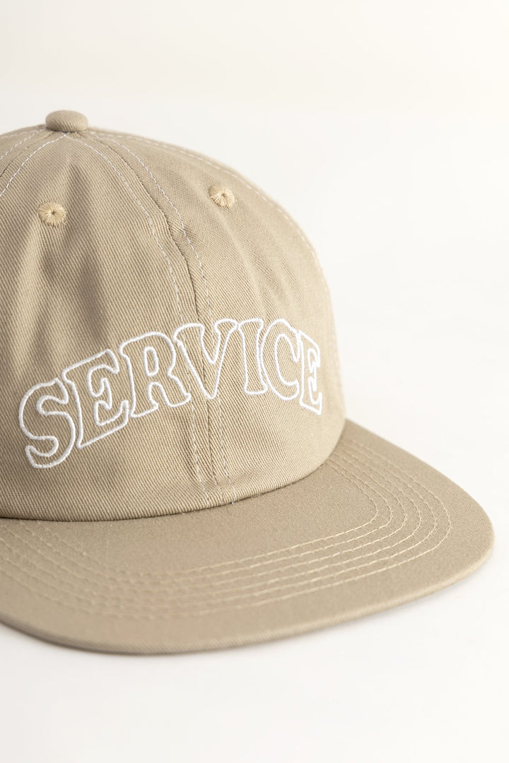 Service Works - Arch Logo Contrast Stitch Cap - Bone