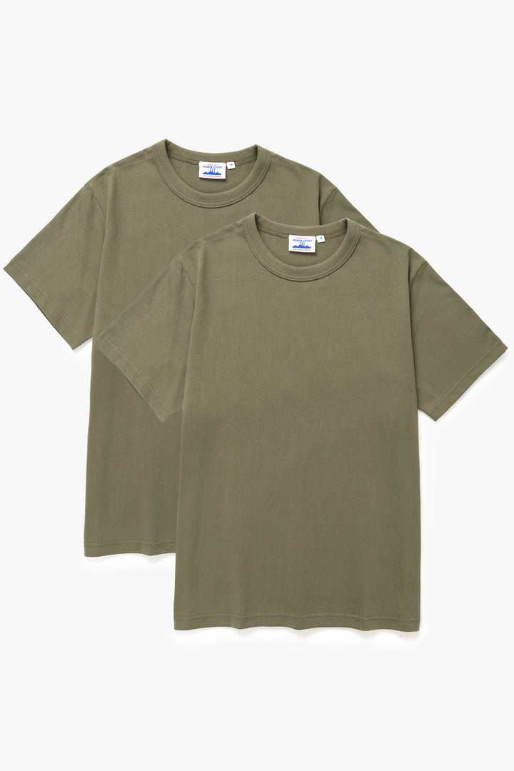 Power Goods - Archive T-Shirt Two Pack - Olive