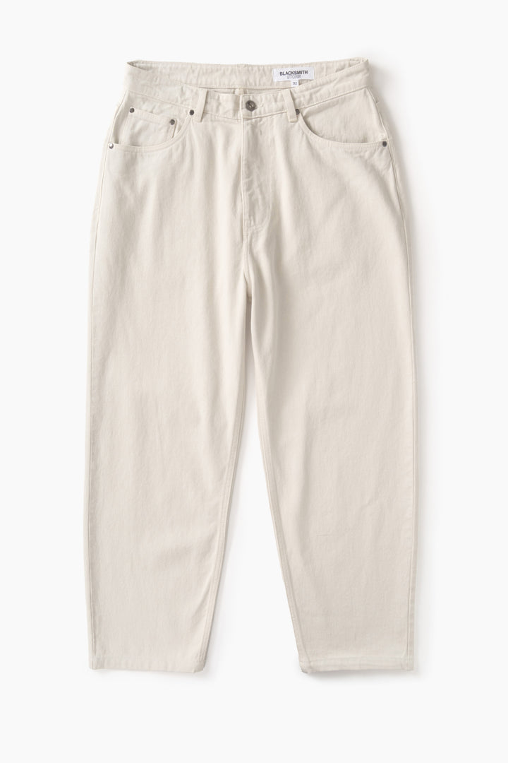 Blacksmith - Denim Five Pocket Jean - Ecru