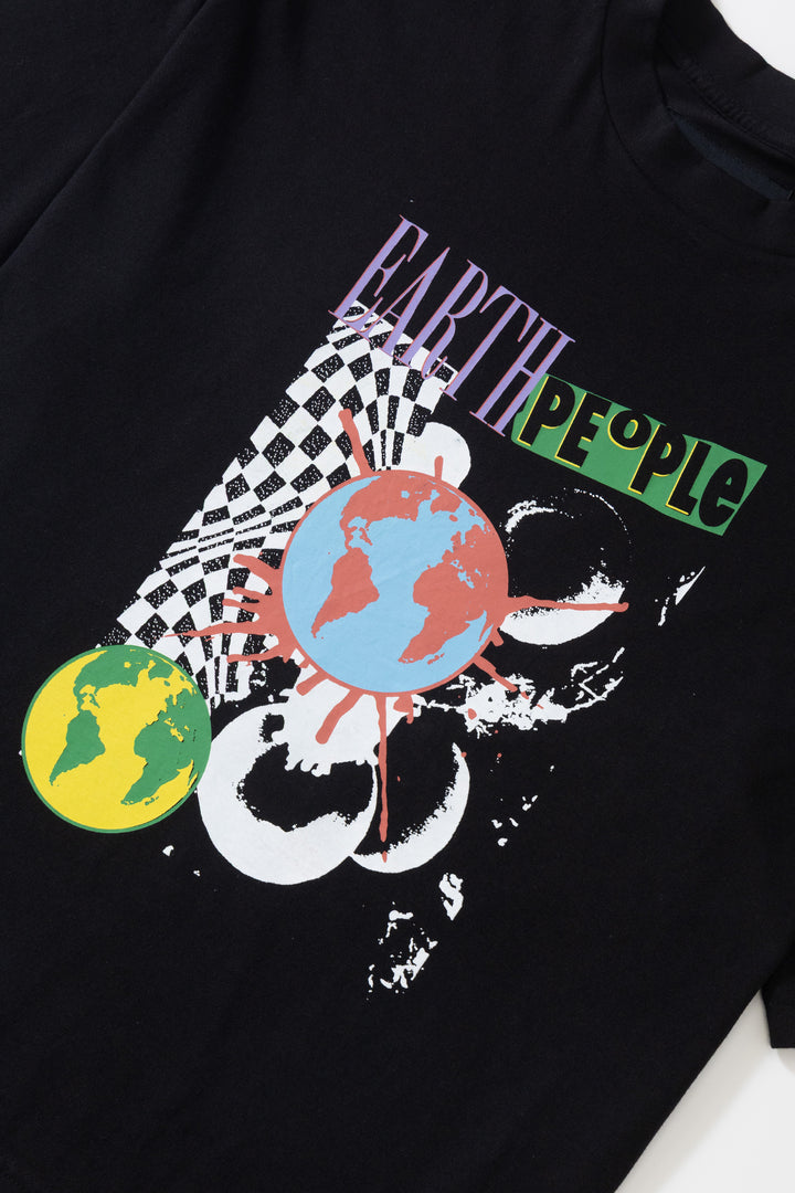 Earth People - Planet Tee - Black