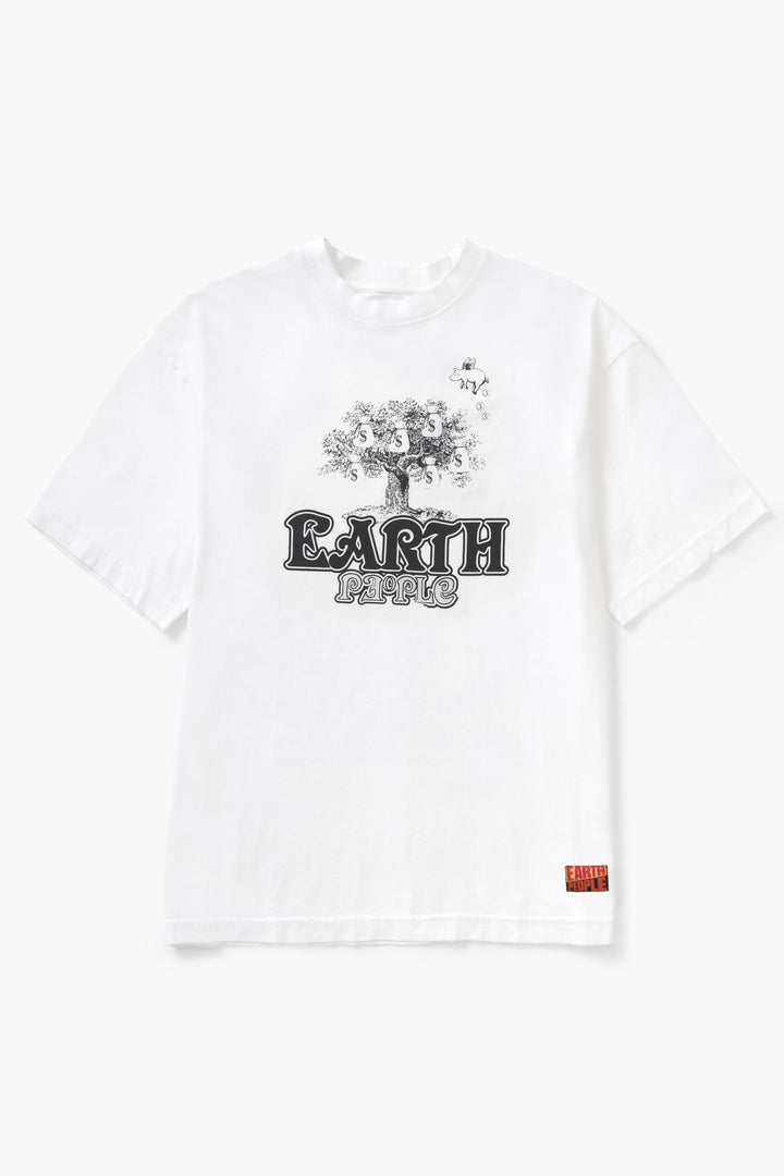 Earth People - Money Tree Tee - White