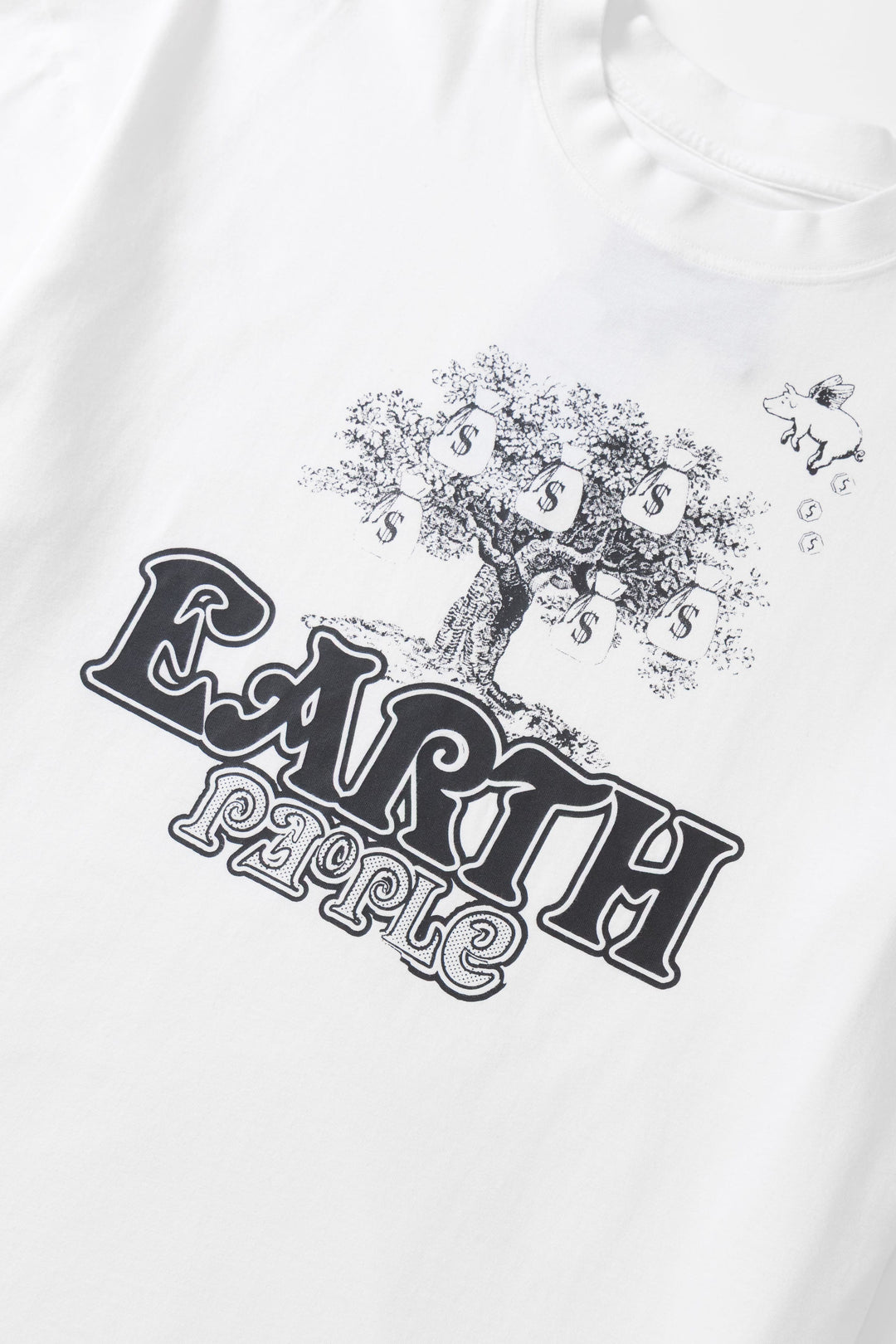 Earth People - Money Tree Tee - White
