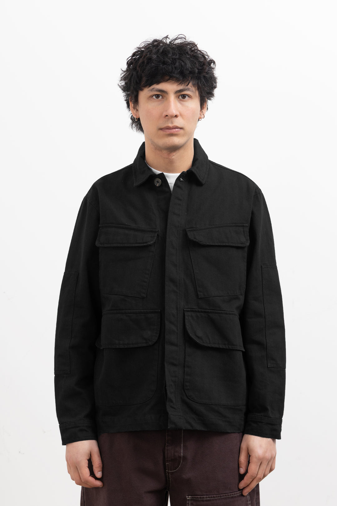 Blacksmith - Herringbone Jungle Jacket - Black