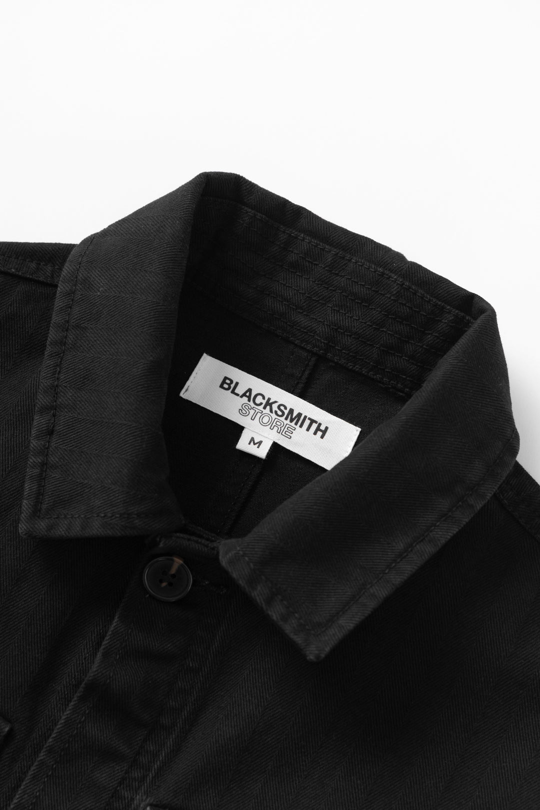 Blacksmith - Herringbone Jungle Jacket - Black