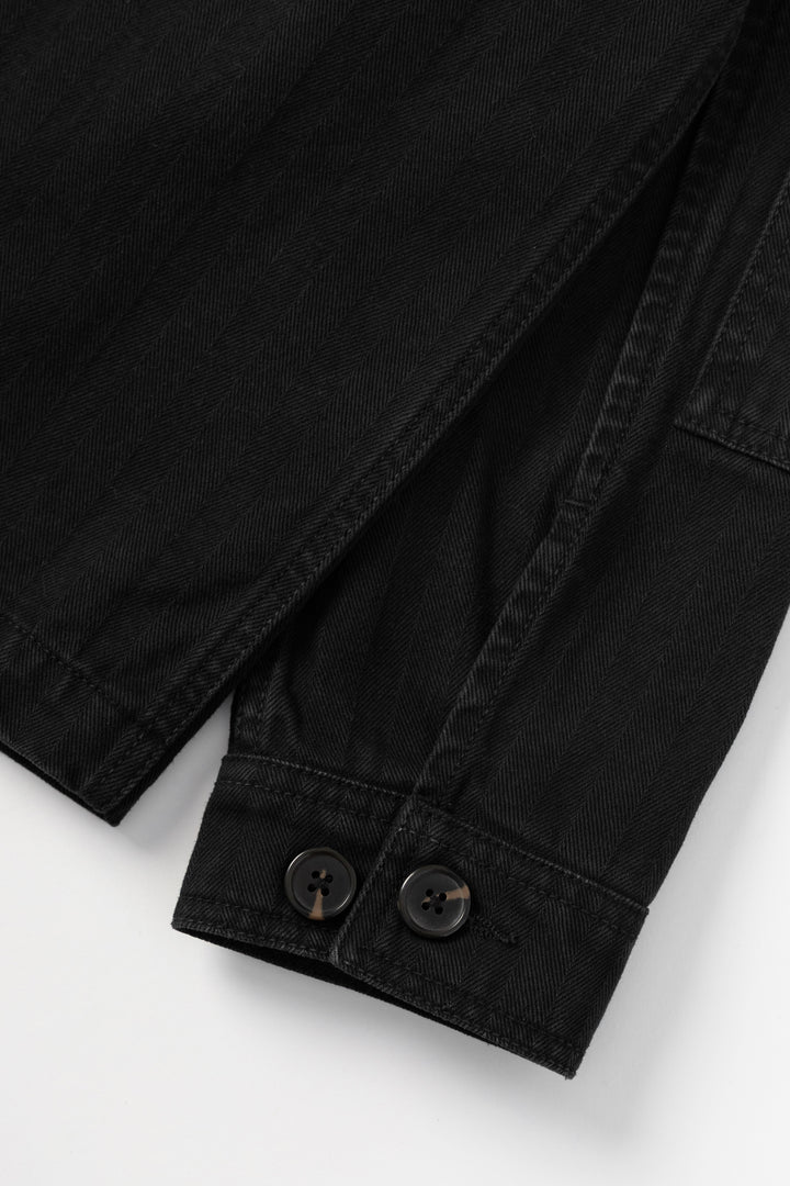 Blacksmith - Herringbone Jungle Jacket - Black