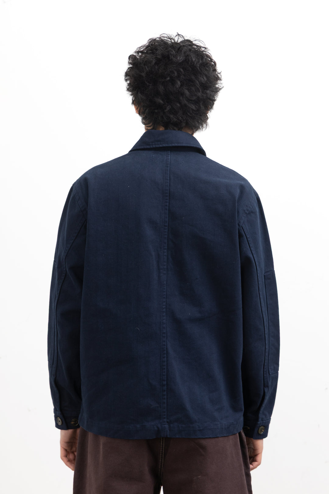 Blacksmith - Herringbone Jungle Jacket - Navy