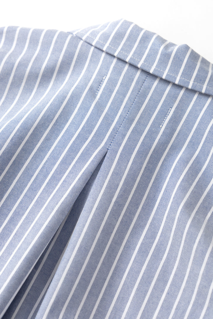 Blacksmith - Striped 50's Blouson - Blue