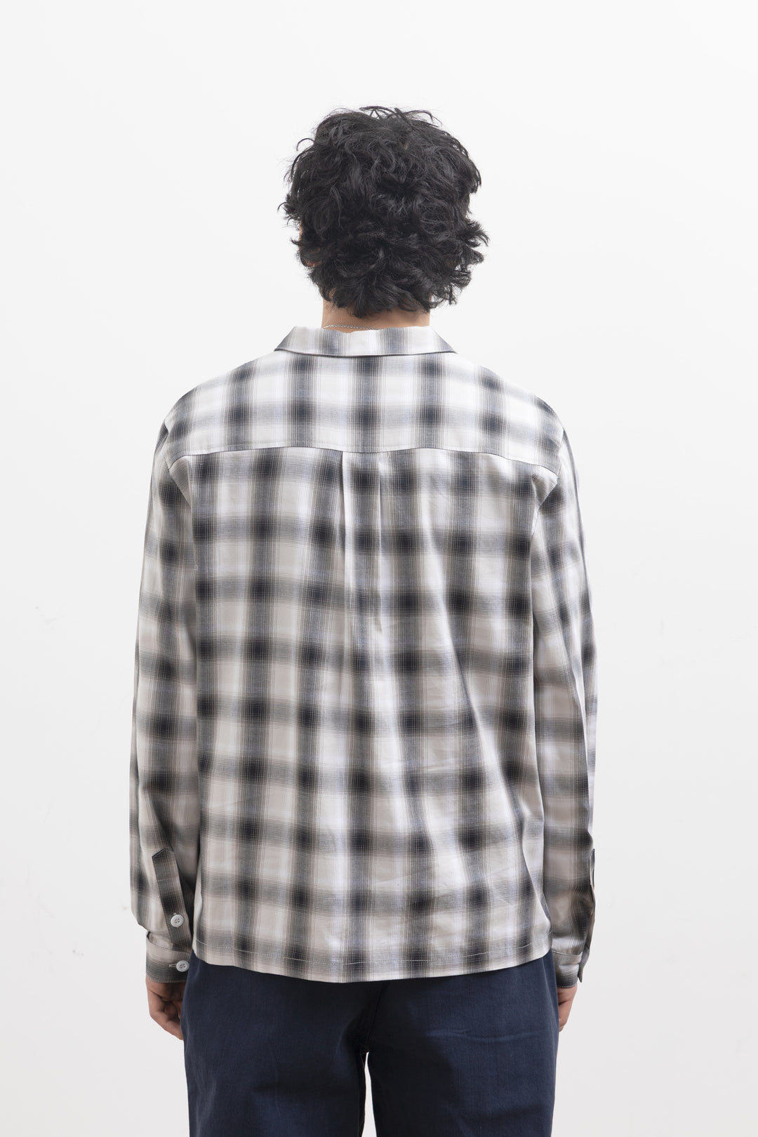 Blacksmith - 'Boxford' Utility Shirt - Black Check