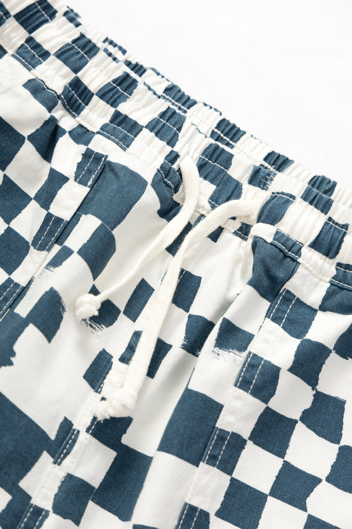 Service Works - Printed Chef Pants - Teal Checker