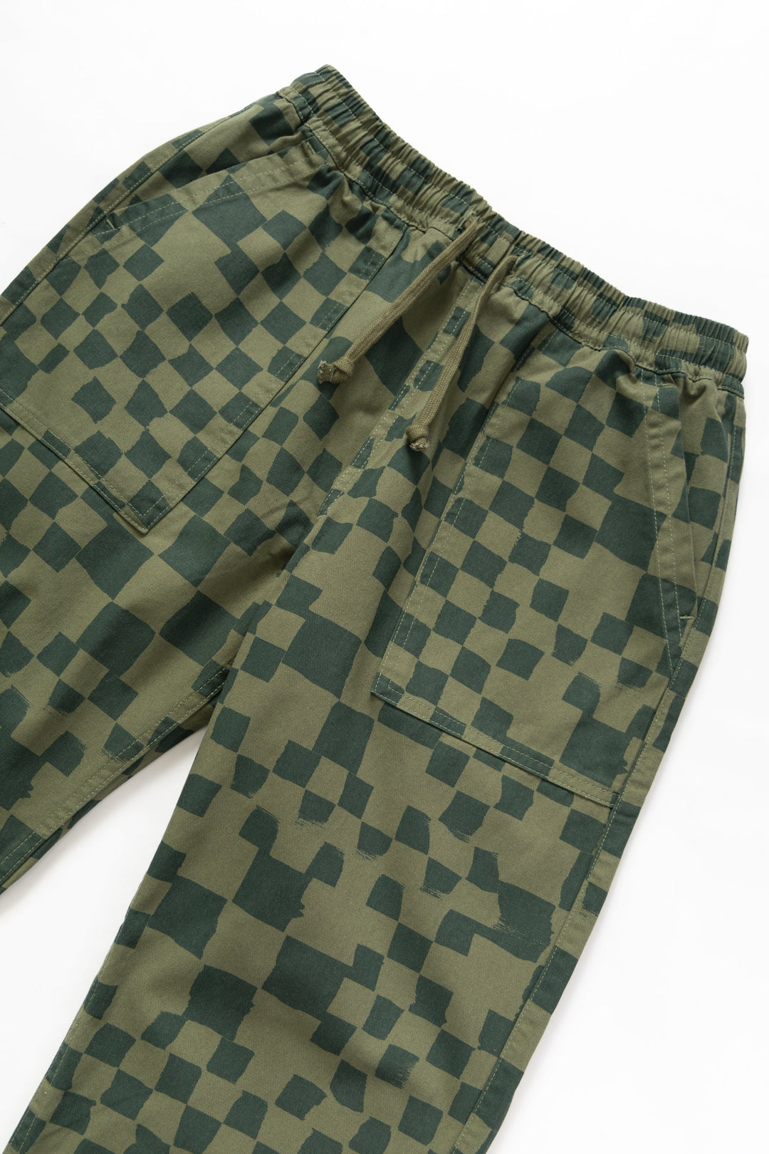 Service Works - Printed Chef Pants - Olive Checker