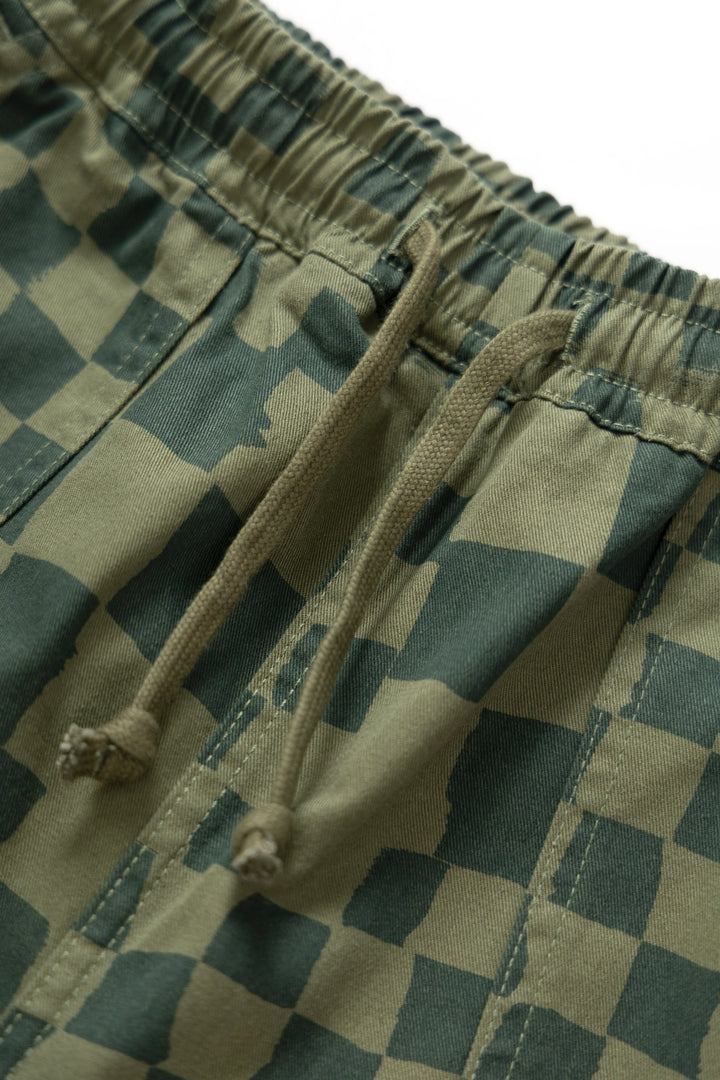 Service Works - Printed Chef Pants - Olive Checker