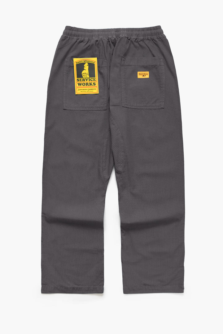 Service Works - Ripstop Chef Pants - Washed Black