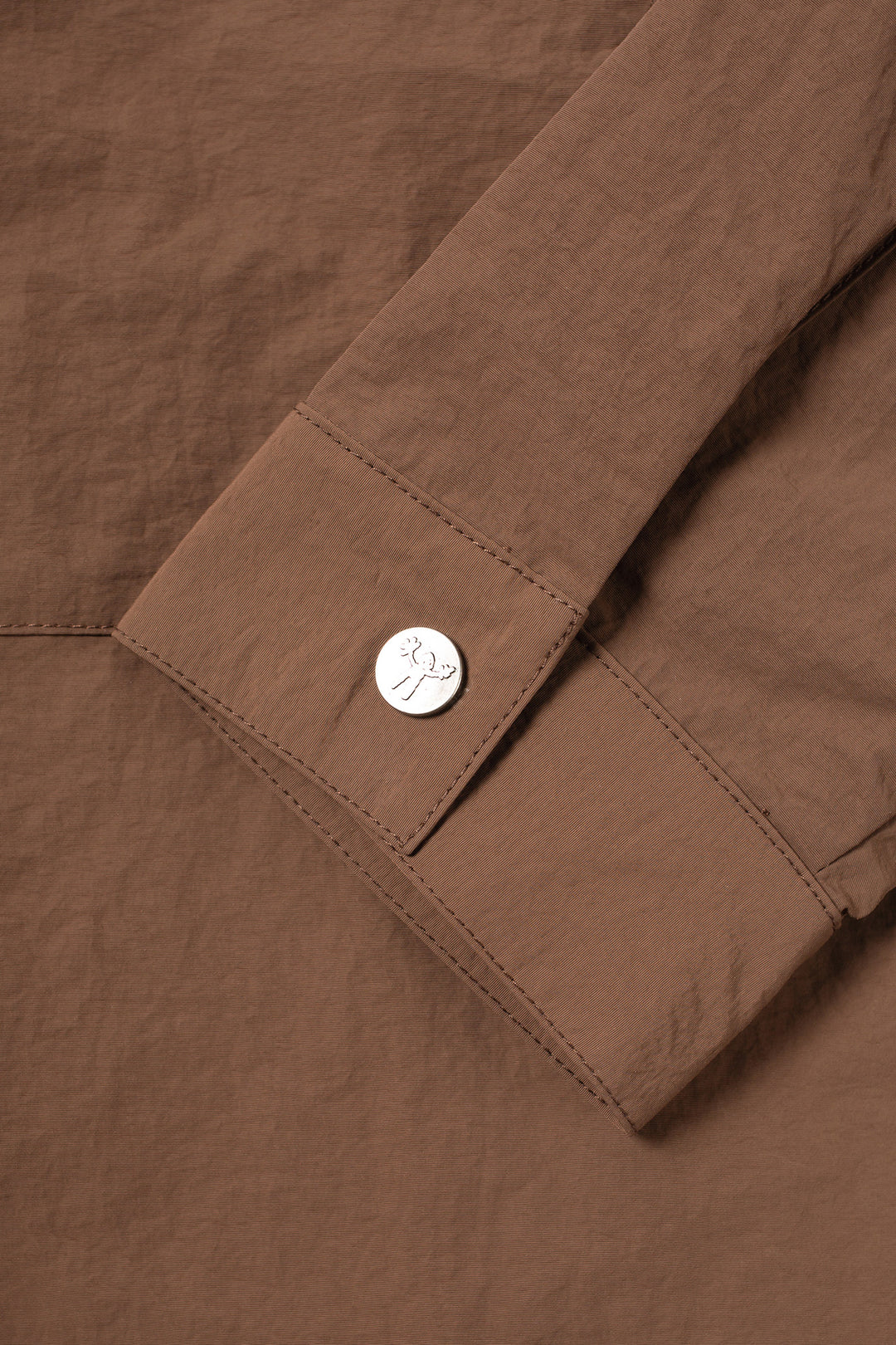 Candice - Air Nylon Shirt Jacket - Brown