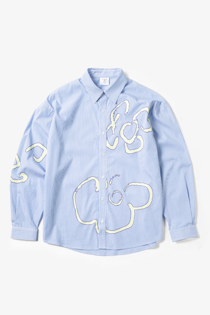 Candice - Bloom Shirt - Blue