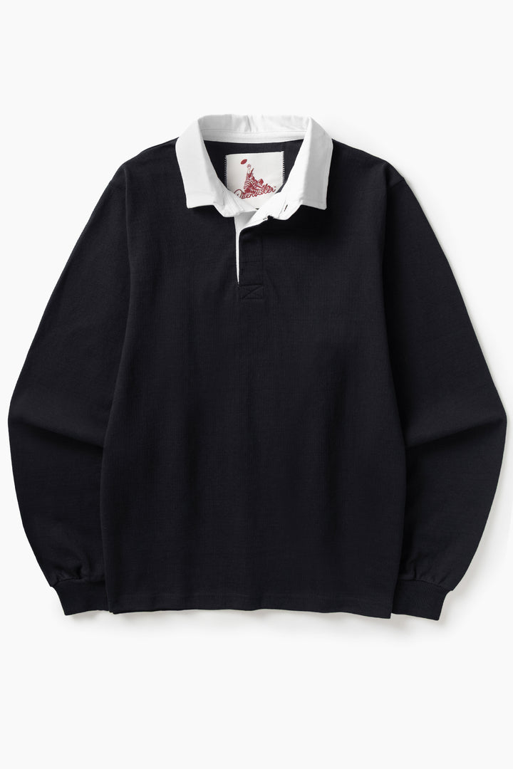 Opensider - Classic Rugby Shirt - Black