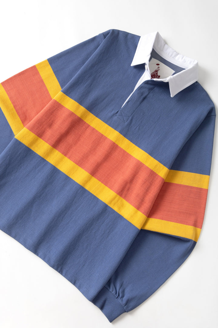 Opensider - Classic Rugby Shirt - Blue Tri-Stripe