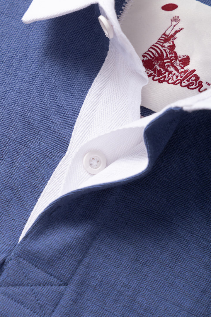 Opensider - Classic Rugby Shirt - Blue Tri-Stripe