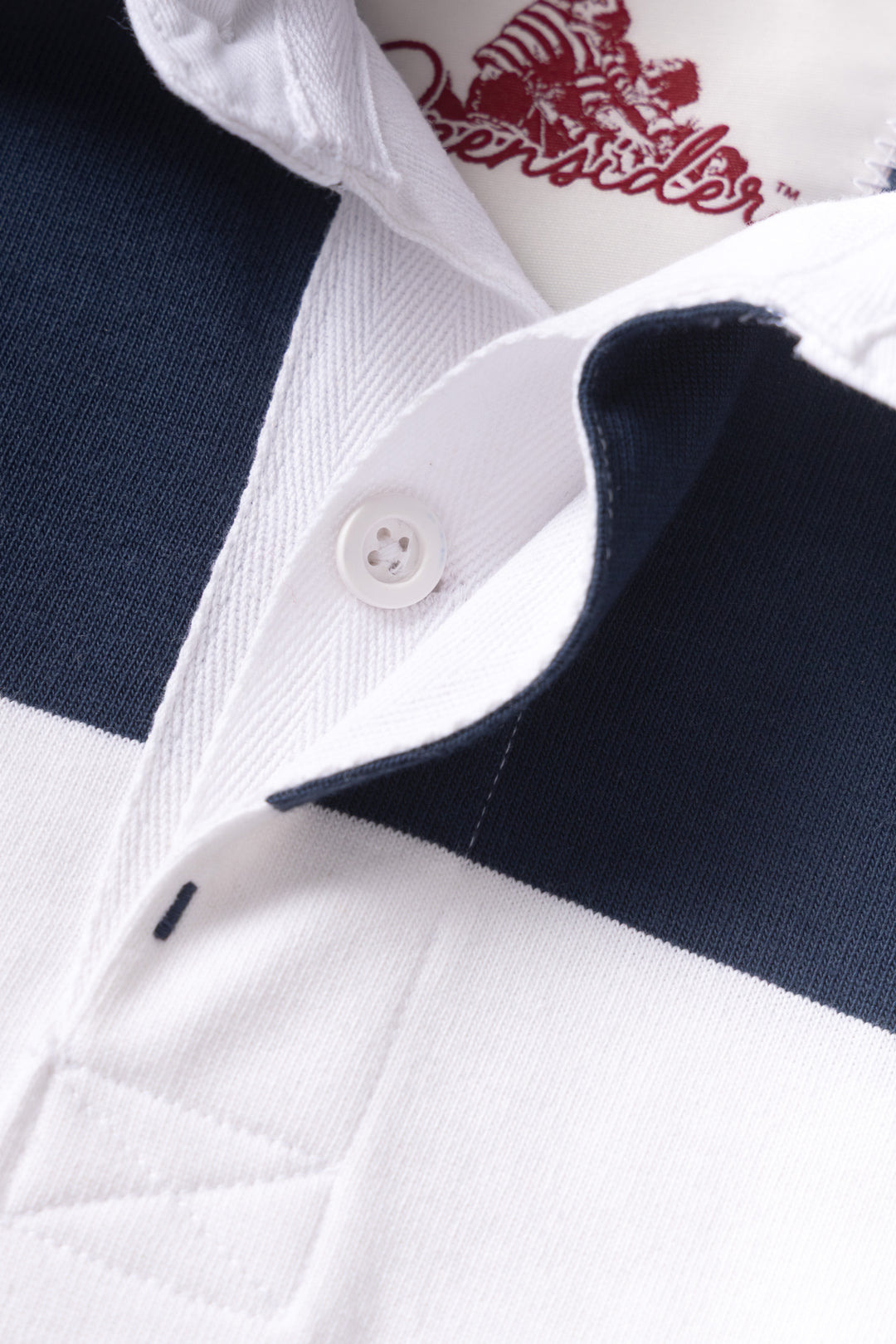 Opensider - Classic Rugby Shirt - Blue Wide-Stripe