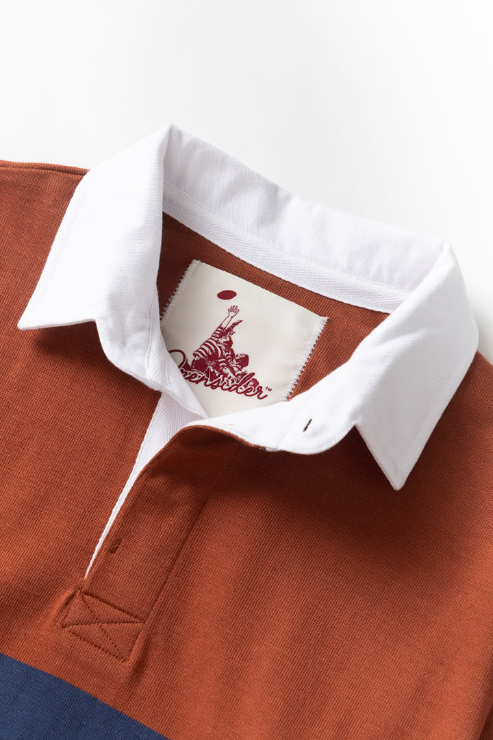 Opensider - Classic Rugby Shirt - Clay Tri-Stripe