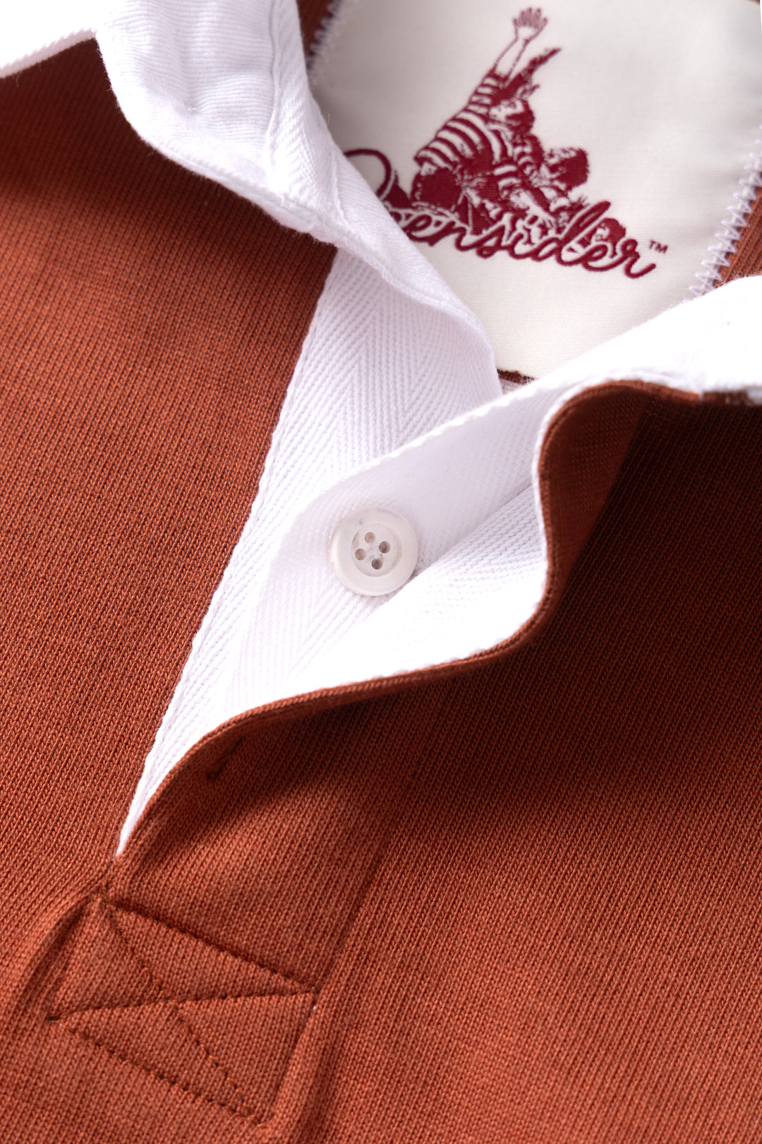 Opensider - Classic Rugby Shirt - Clay Tri-Stripe