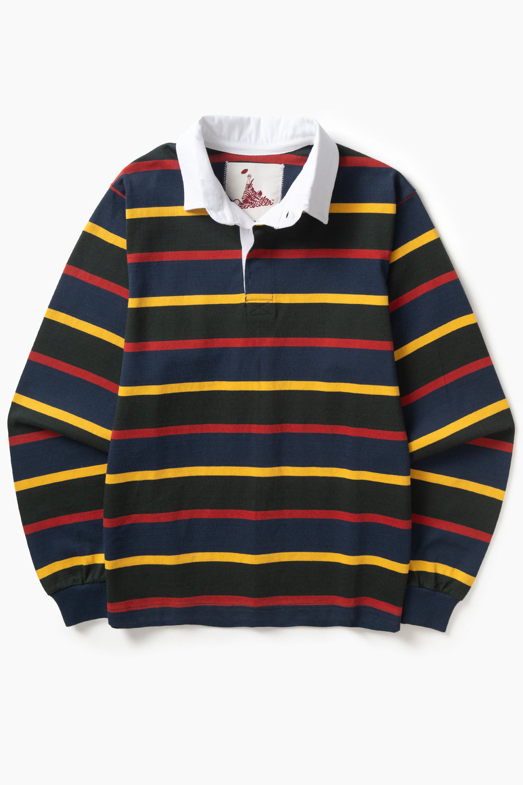 Opensider - Classic Rugby Shirt - Forest Multi-Stripe