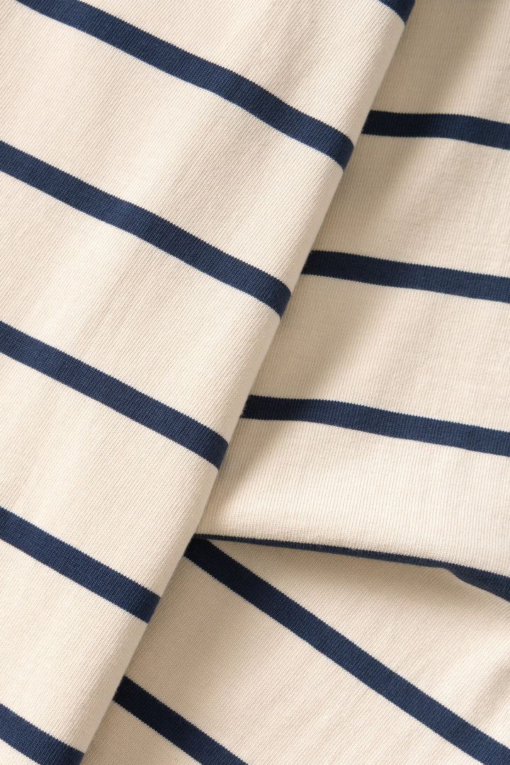 Opensider - Classic Rugby Shirt - Off White Multi-Stripe