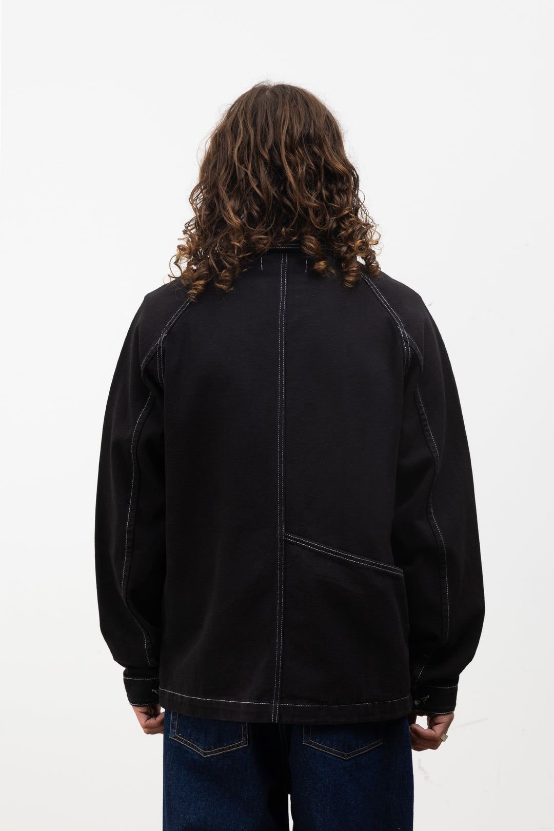 Blacksmith - Denim Coverall Jacket - Black
