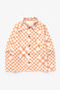 Service Works - Drill Printed Front Of House Jacket - Salmon Checker