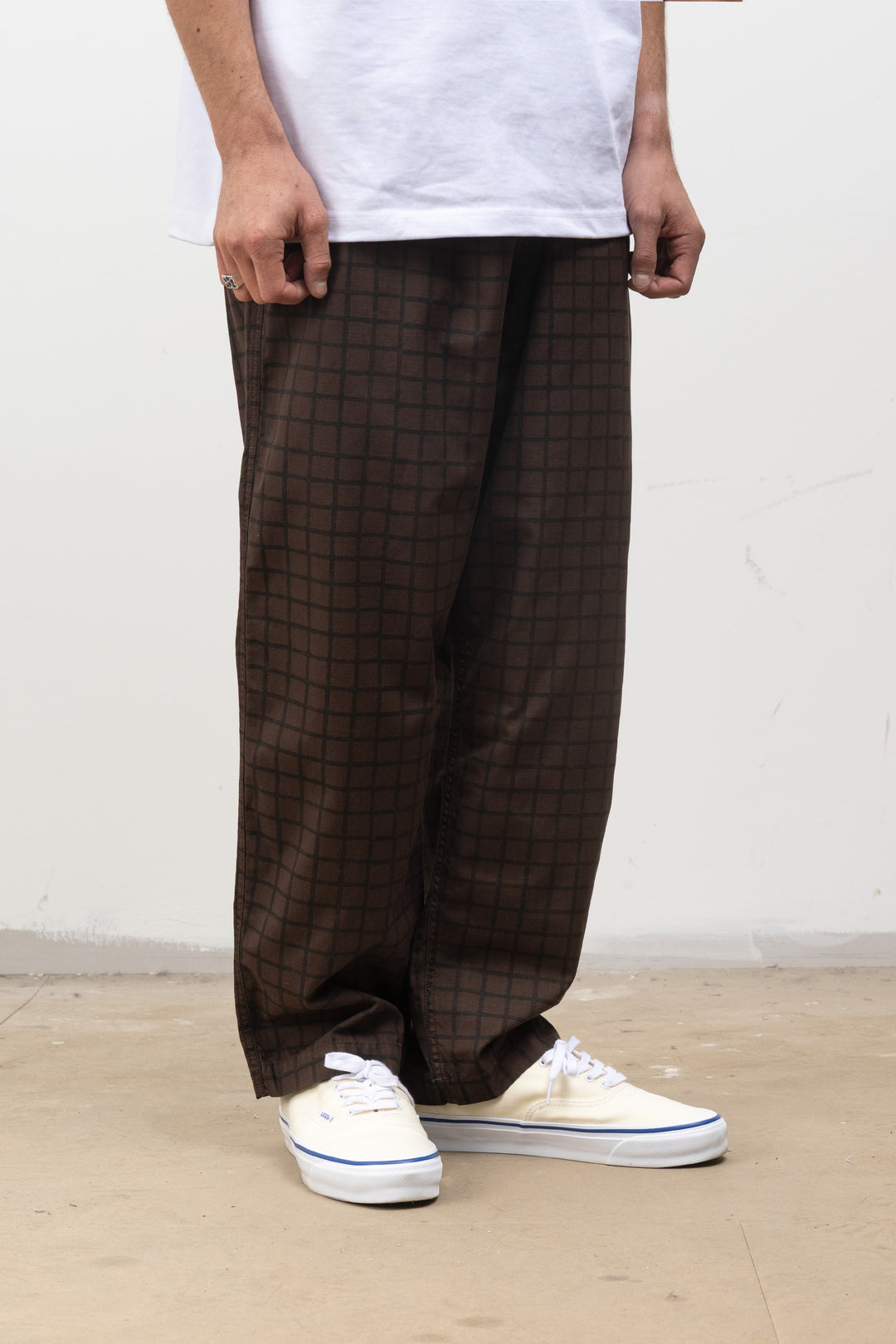 Blacksmith - Grid Work Pant - Brown