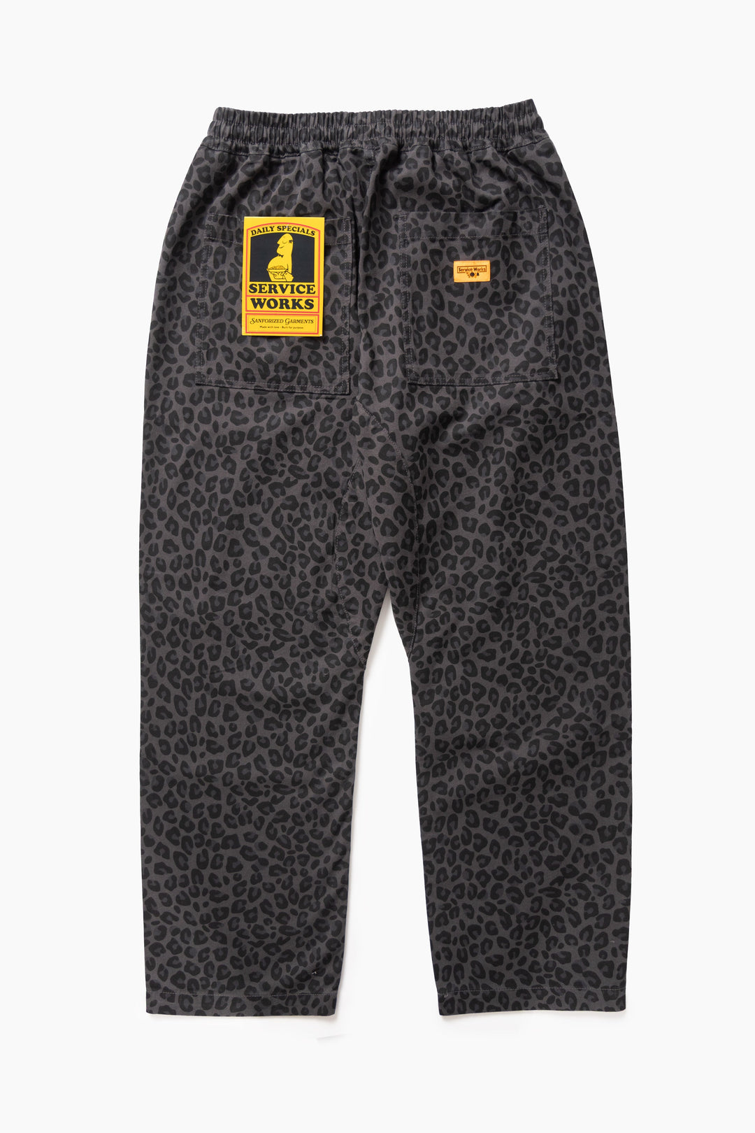 Service Works - Patterned Chef Pants - Black Leopard