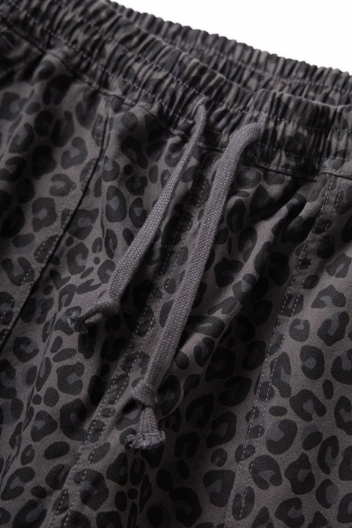 Service Works - Patterned Chef Shorts - Black Leopard