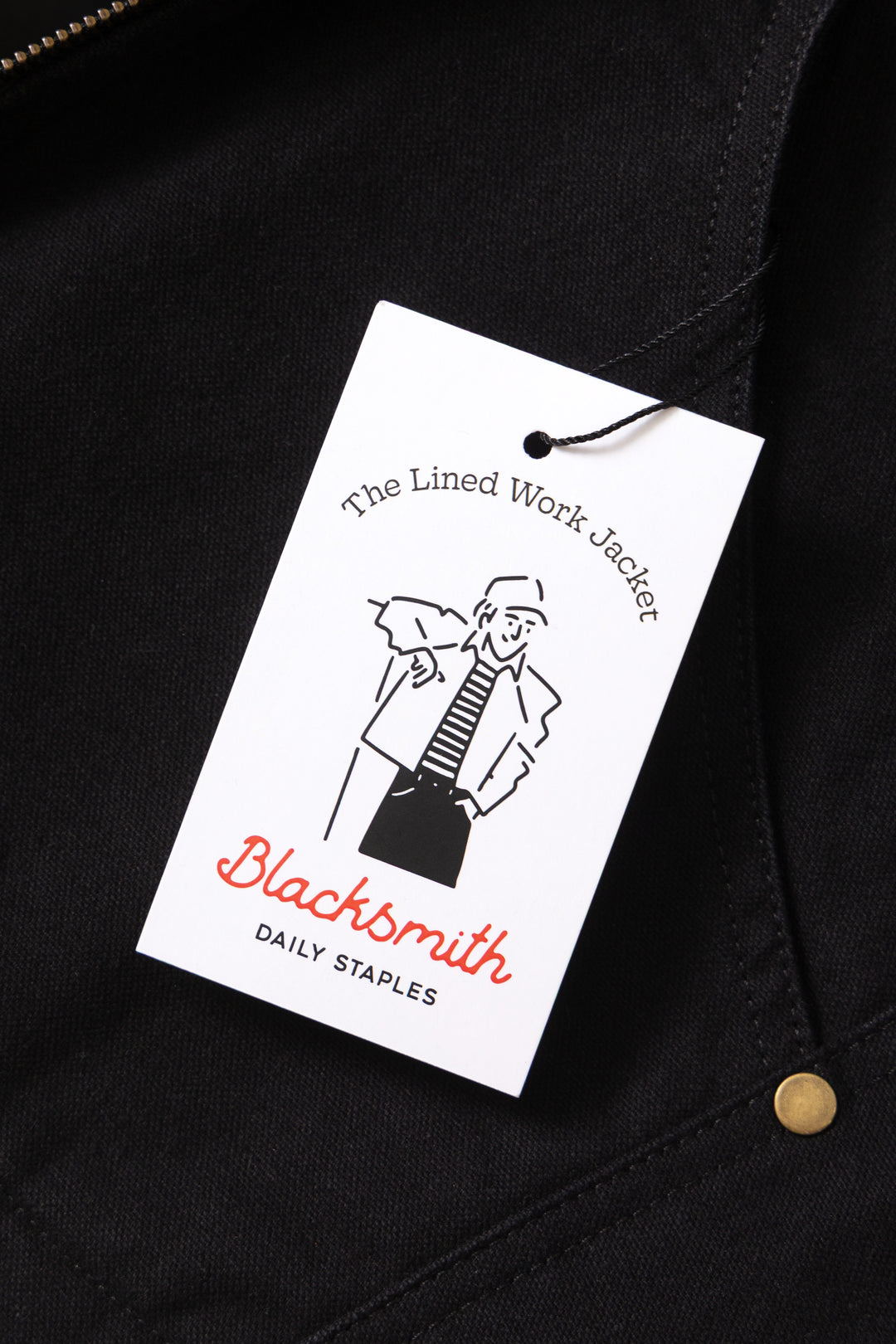 Blacksmith - Lined Work Jacket - Black