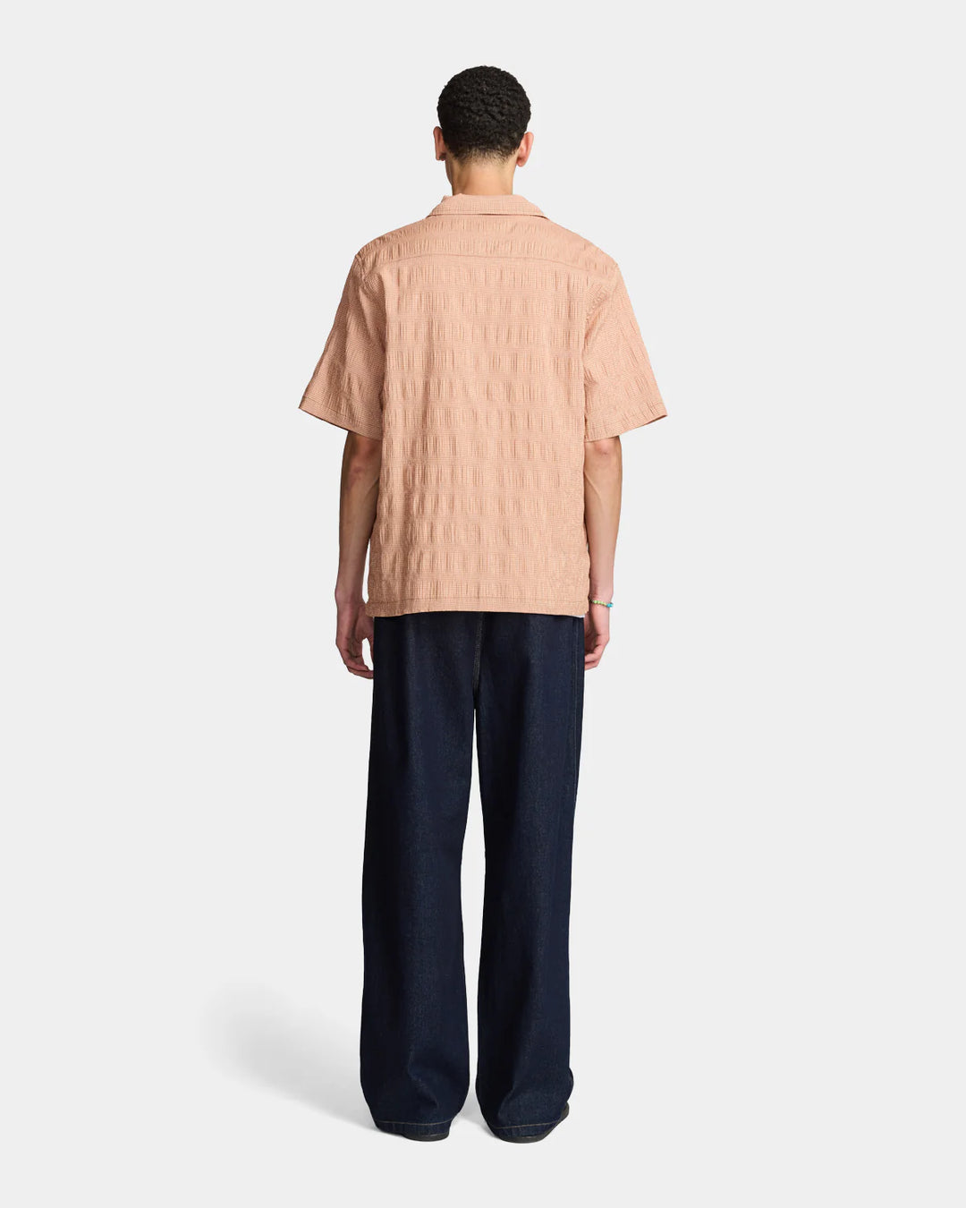 Larriet - Kendalls Short Sleeve Shirt - Clay Plaid