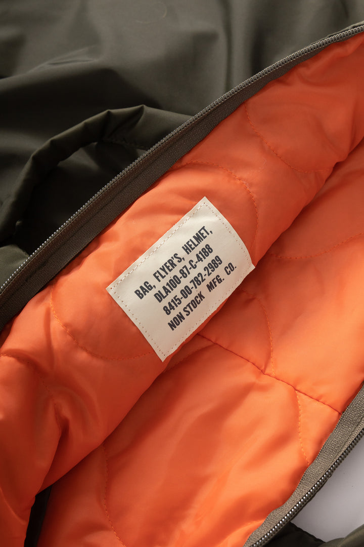 Non Stock MFG - Quilted Nylon Helmet Bag - Olive