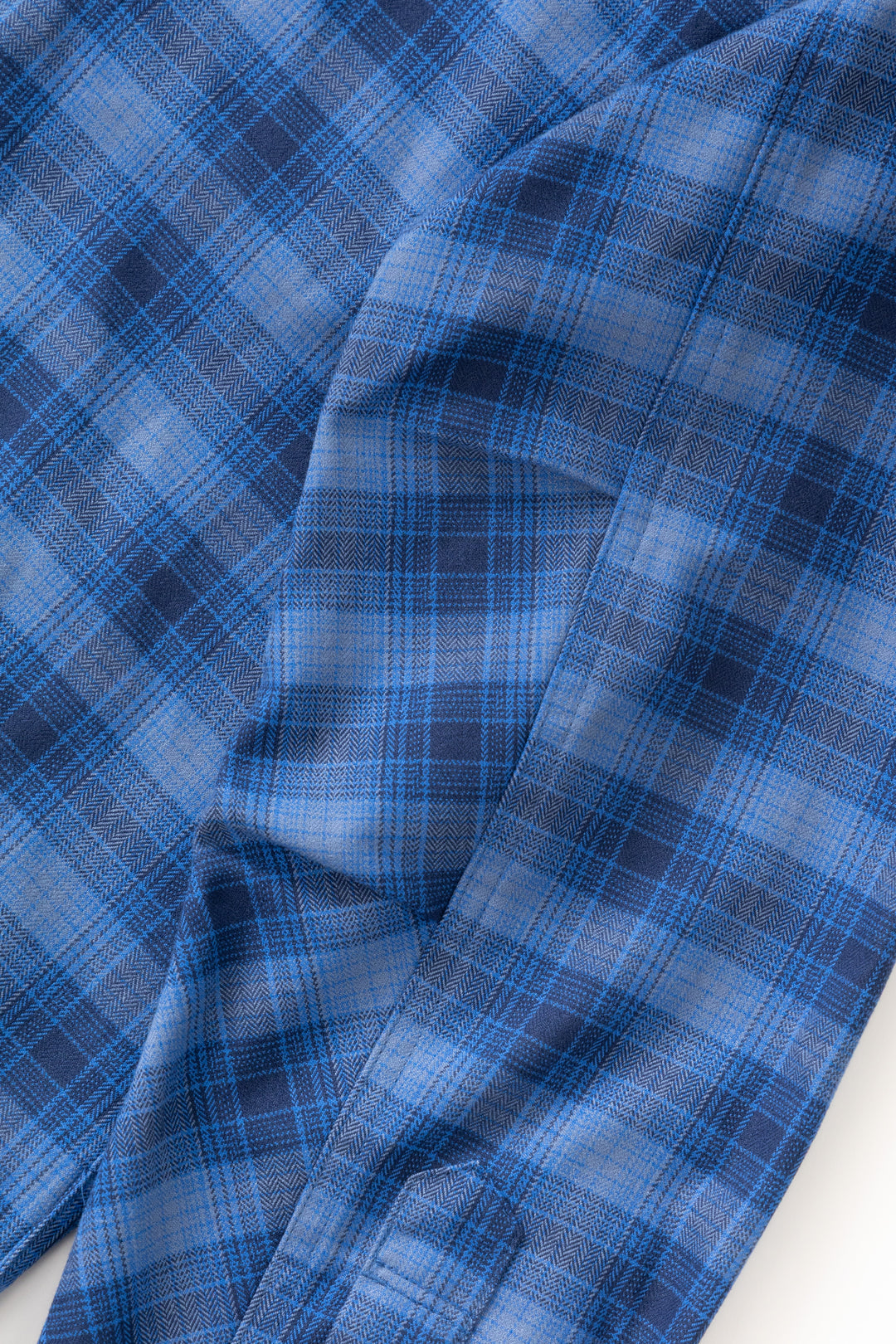 Nanga - Grid Tartan Camp Shirt - Blue