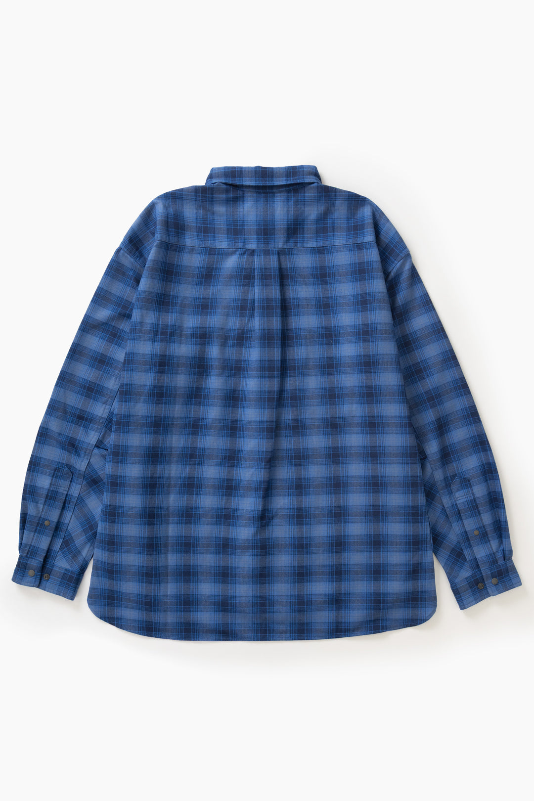 Nanga - Grid Tartan Camp Shirt - Blue