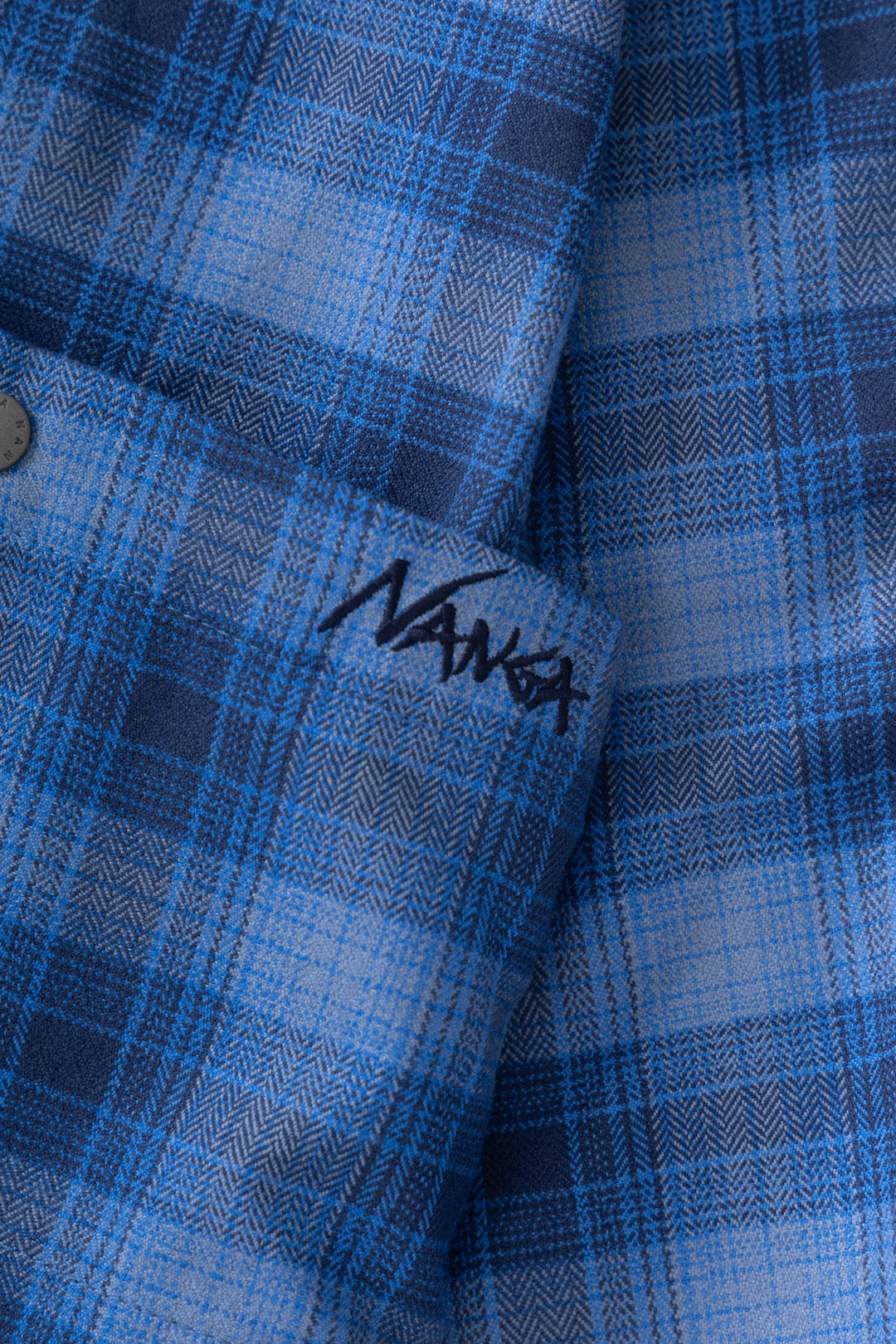 Nanga - Grid Tartan Camp Shirt - Blue