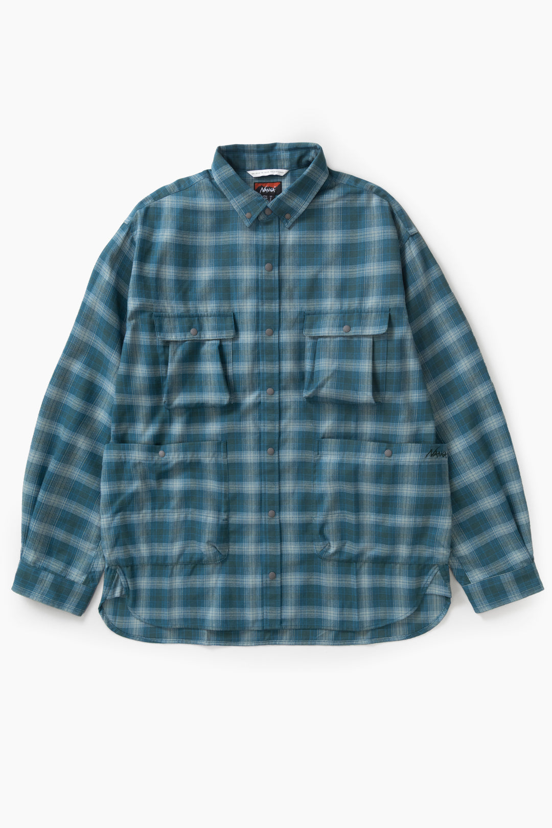 Nanga - Grid Tartan Camp Shirt - Green