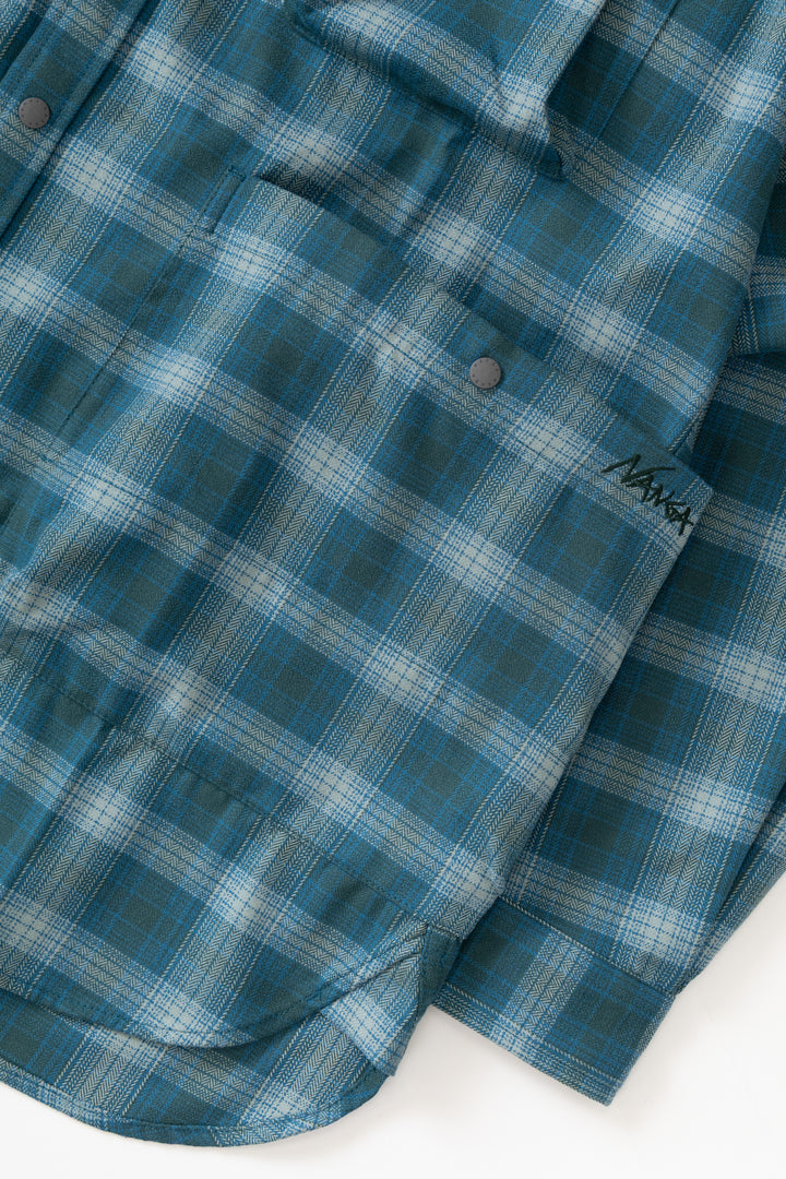 Nanga - Grid Tartan Camp Shirt - Green